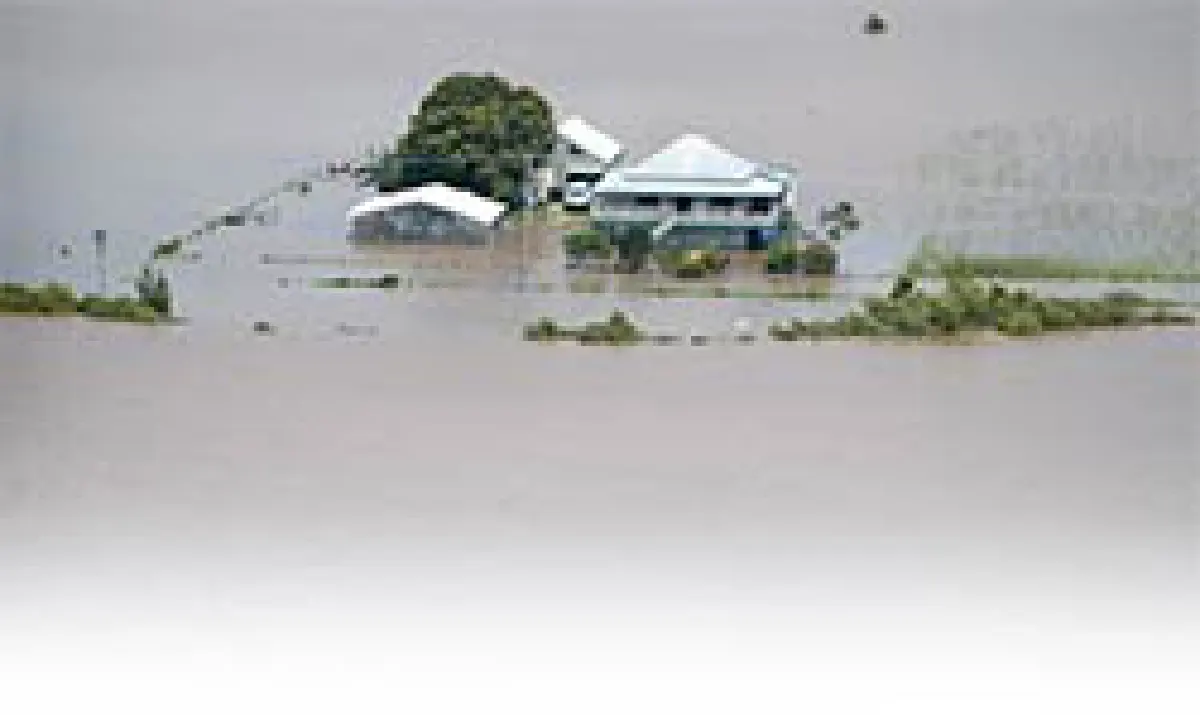 บริสเบน จมบาดาล! น้ำทะลัก กลายเป็นเมืองร้าง