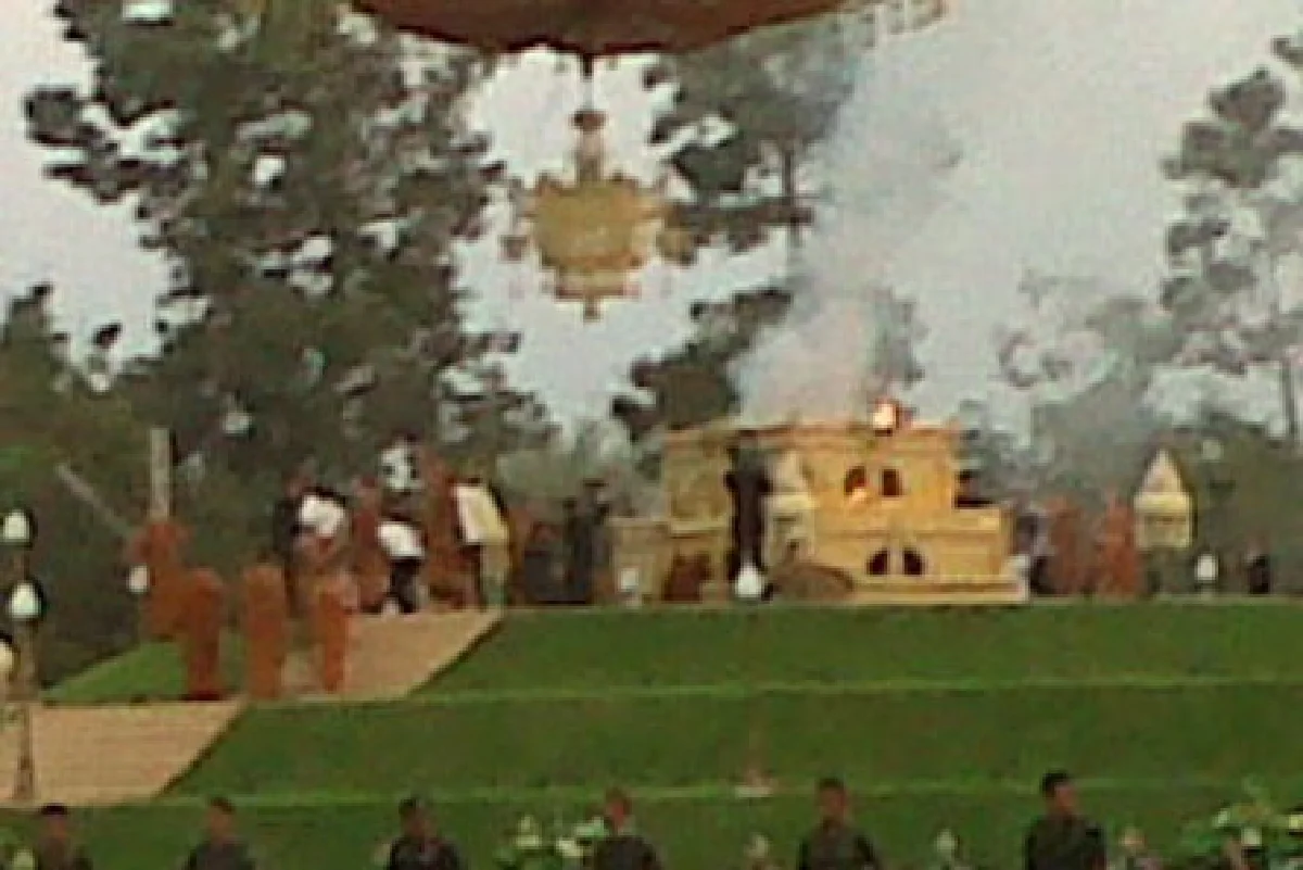 พระราชทานเพลิงสรีระสังขารหลวงตามหาบัว