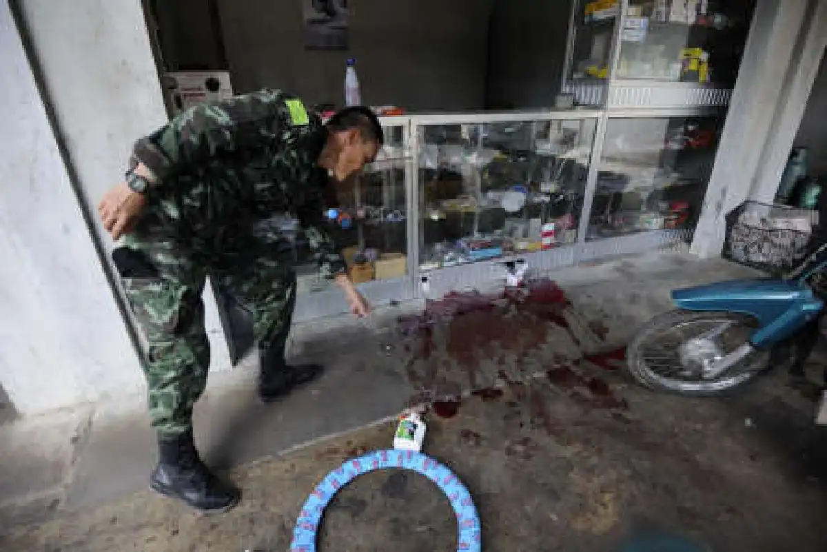 ยิงโหดเจ้าของร้านอะไหล่จักรยานยนต์นราฯ