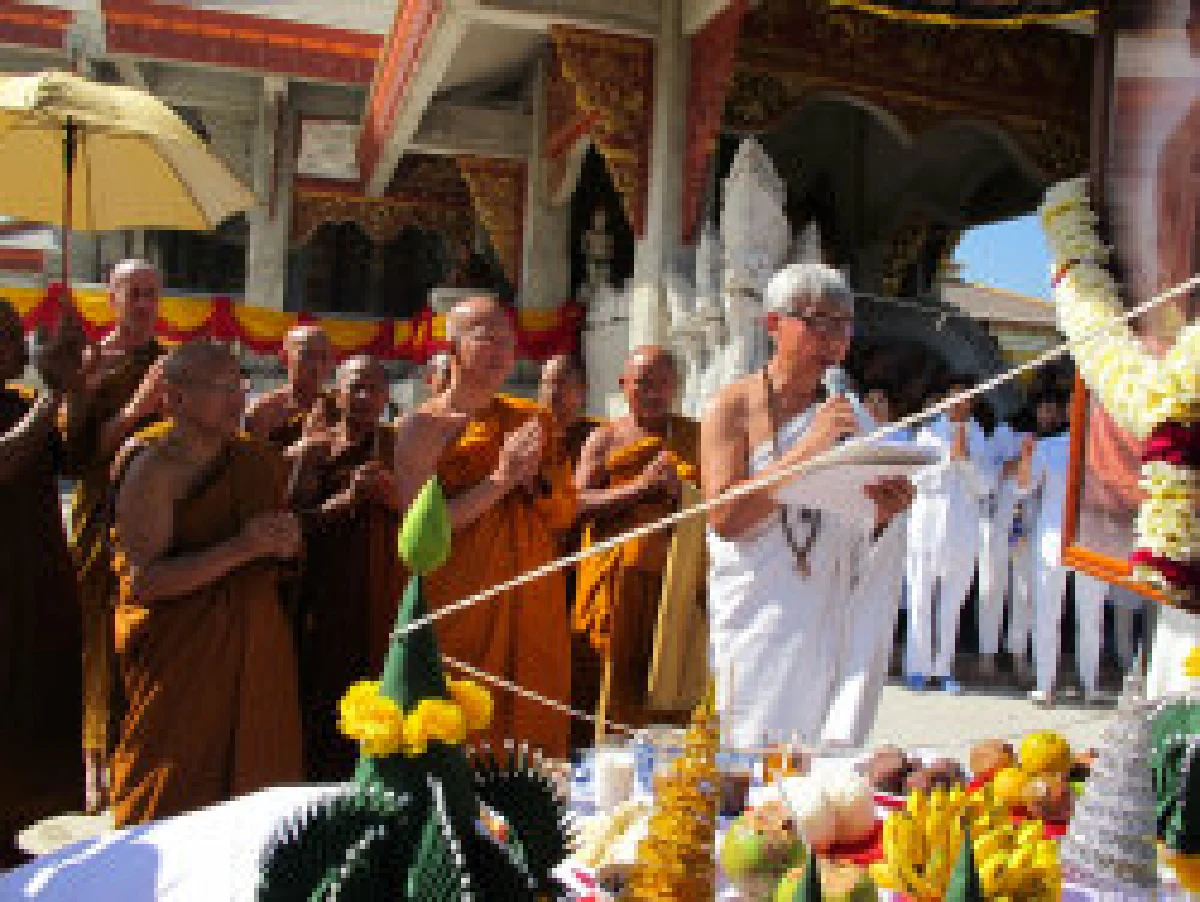 วัดป่าพุทธคยาหล่อเกศเศียรพระประธาน-พระกริ่งในแดนพุทธภูมิ