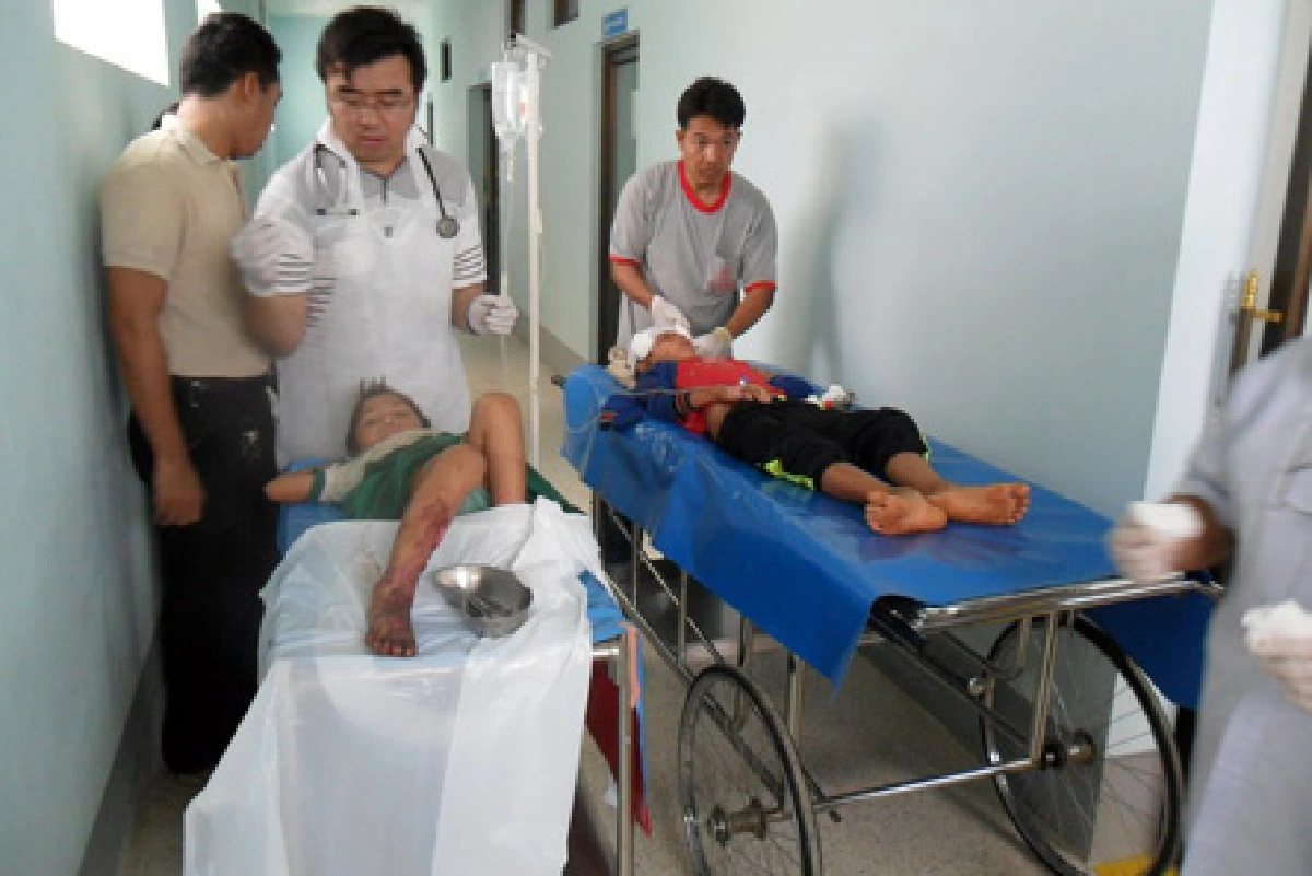 ประมวลภาพแผ่นดินไหวในพม่า