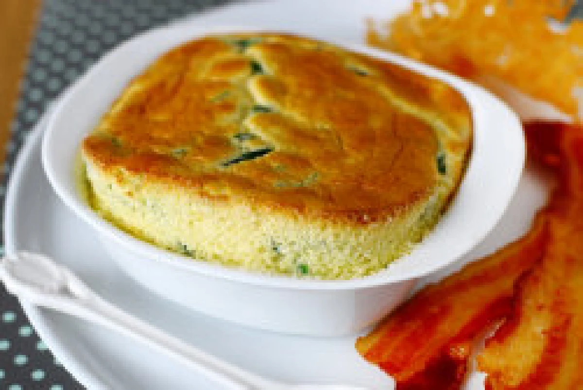 ซูเฟล่ผักโขม จากขนมมาเป็นของคาว