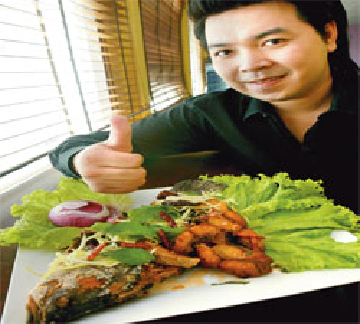 พล่าปลากะพง’ รสกลมกล่อมเมนูเด็ด  เอกภพ พันธุรัตน์
