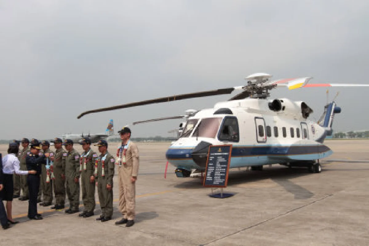 ผบ.ทอ.รับมอบฮ.พระที่นั่งใหม่3ลำ