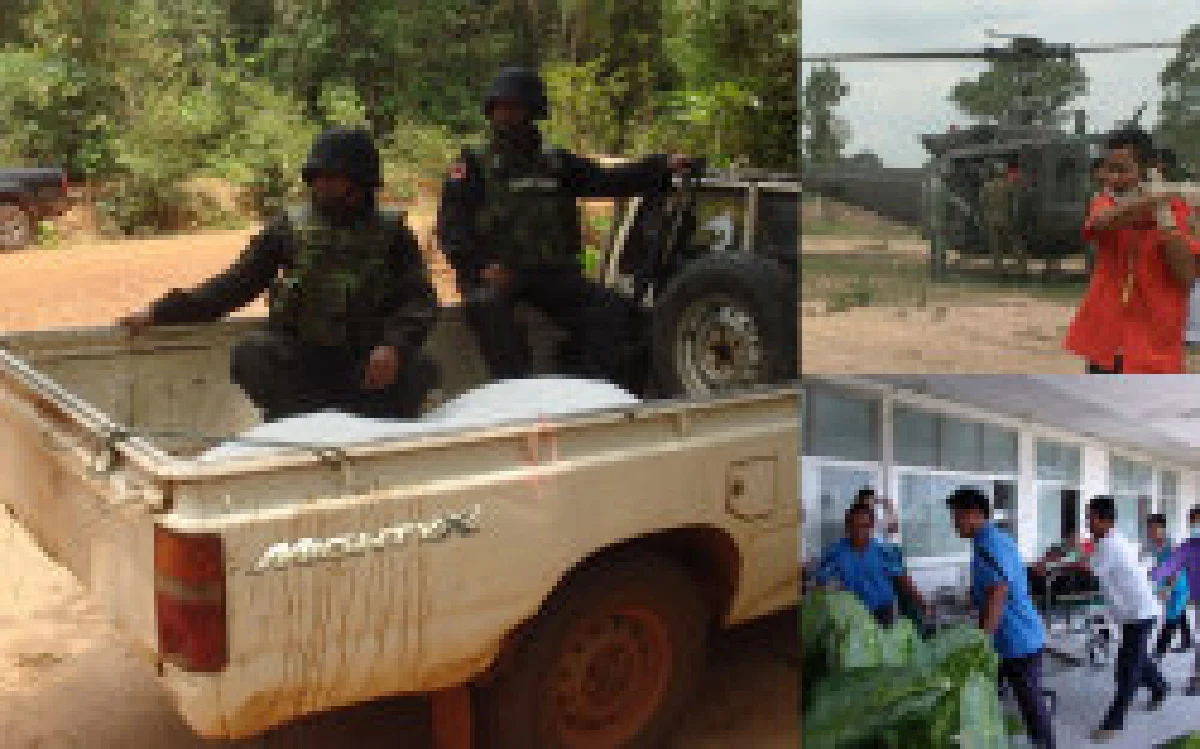 โฆษกกห.เขมรบอกทหารตาย3เจ็บ6