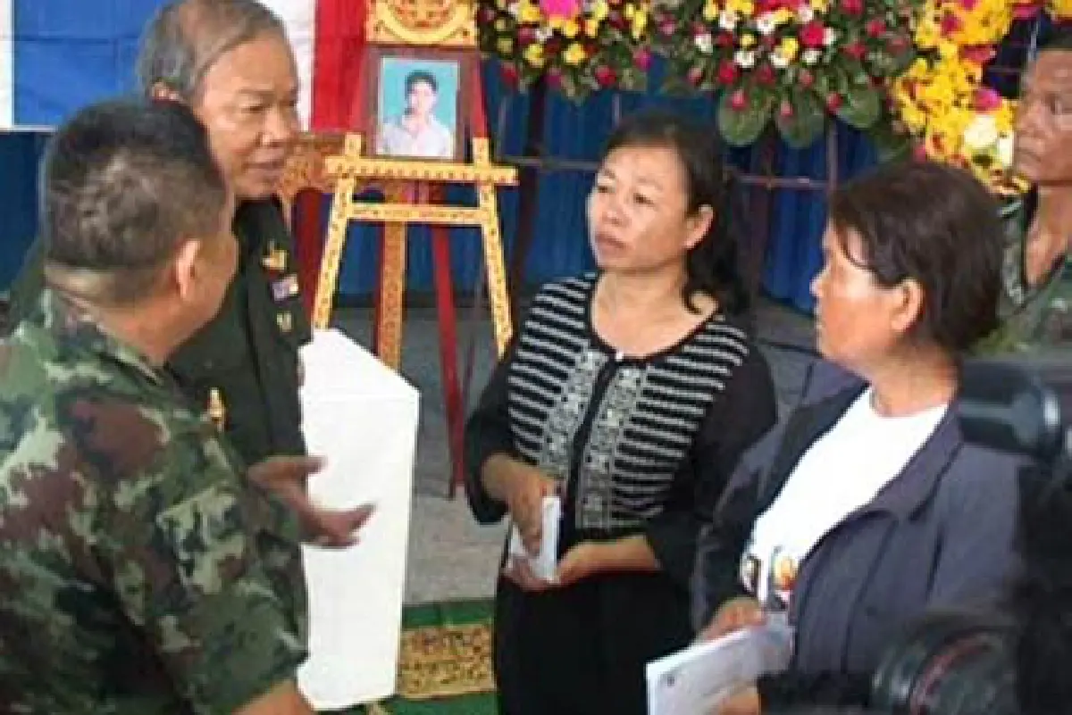 พระราชทานพวงมาลาทหารพลีชีพ