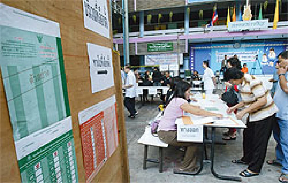 คำนวนโพลสองพรรค หายใจรดต้นคอ พท. 190 ปชป. 165