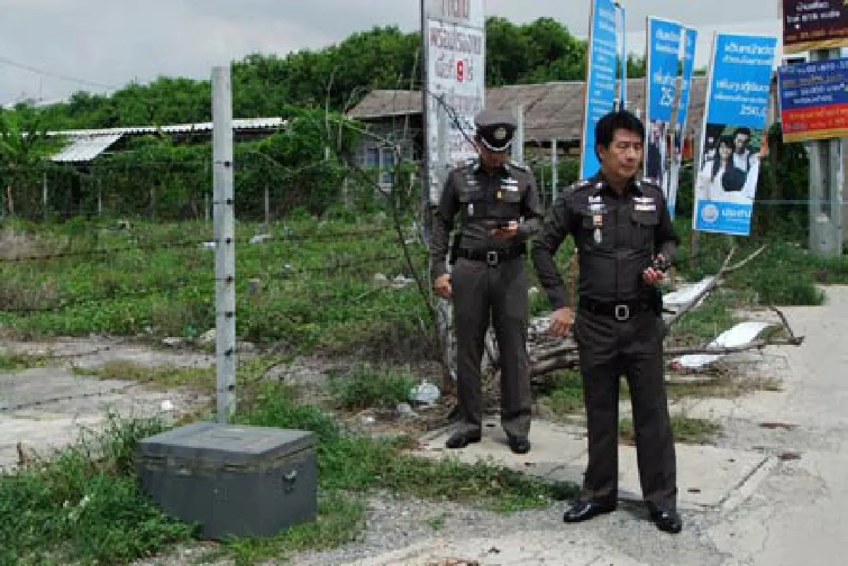 พบหีบเลือกตั้งถูกทิ้งริมถนนเทพารักษ์