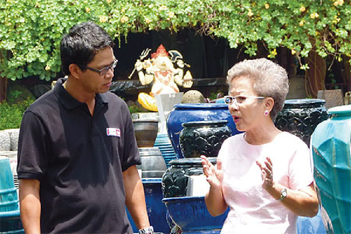 กระถางดินเผาเงินล้าน