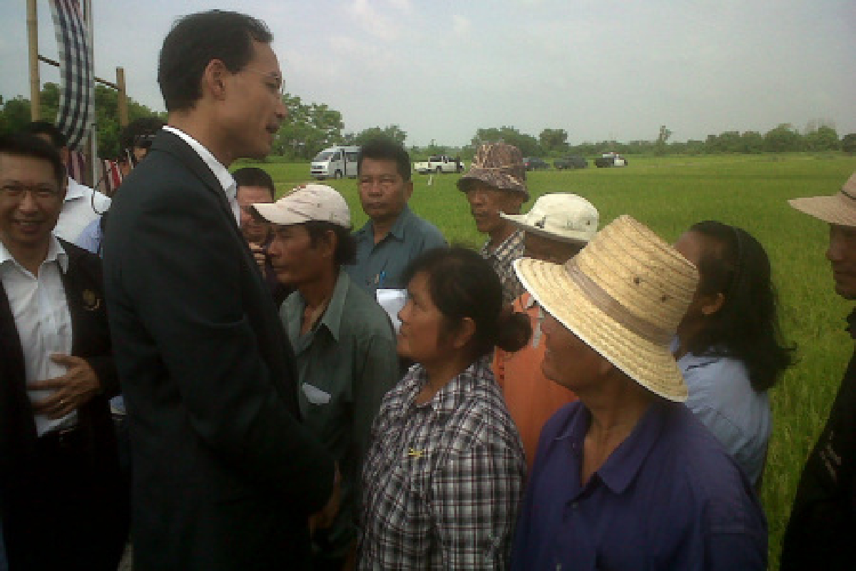 คลังเปิดตัวประกันภัยชาวนา คลังเปิดตัวประกันภัยชาวนา