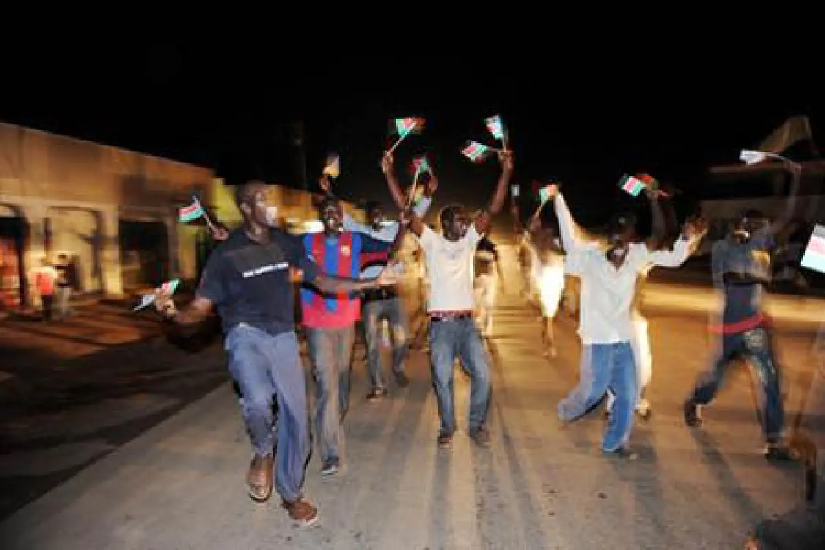 ชาวซูดานใต้ฉลองประเทศเกิดใหม่ของโลก