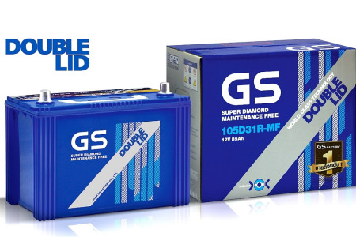 แบตเตอรี่ GS DOUBLE LID ระบบฝา 2 ชั้น แบตเตอรี่ GS DOUBLE LID ระบบฝา 2 ชั้น