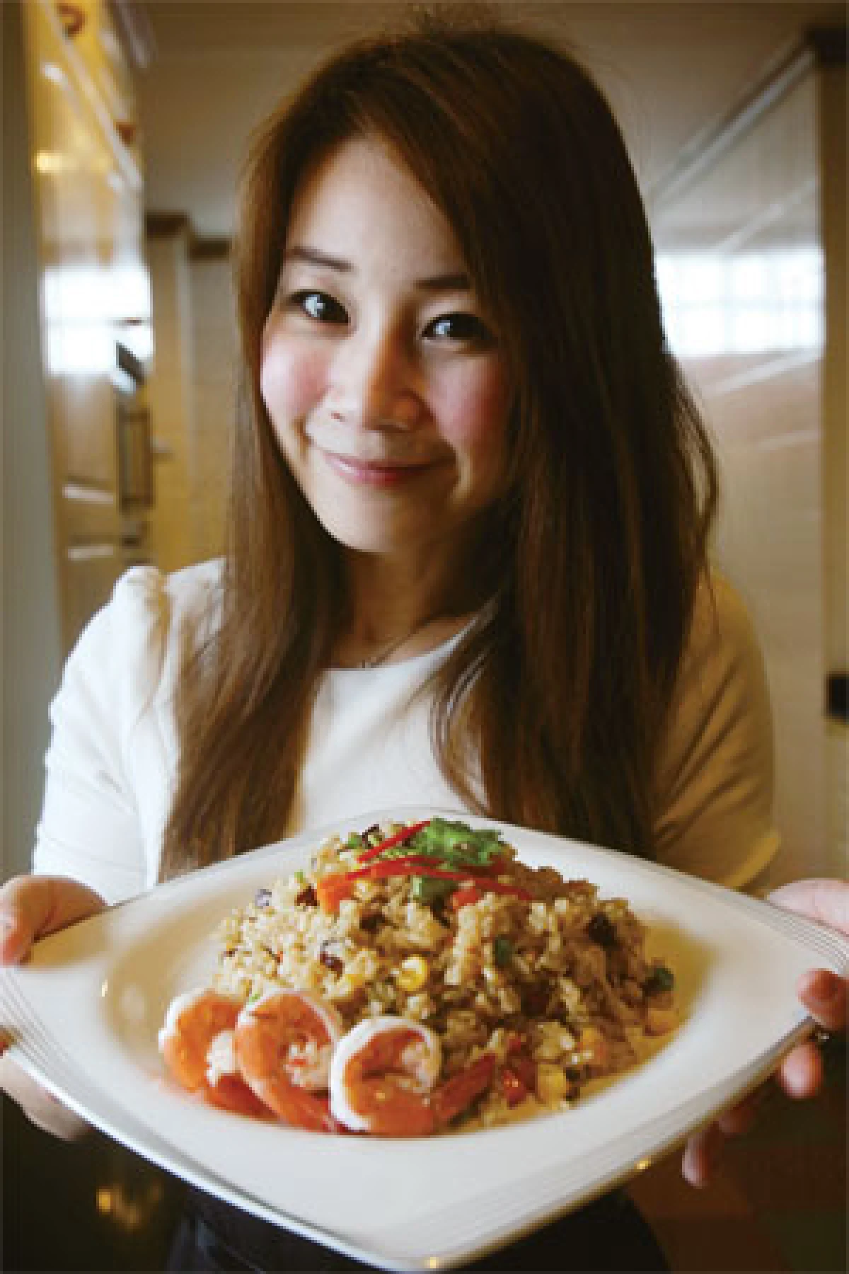 ข้าวผัดกุ้งธัญพืช ของ ‘กรองทิพย์ ธนถาวรลาภ’