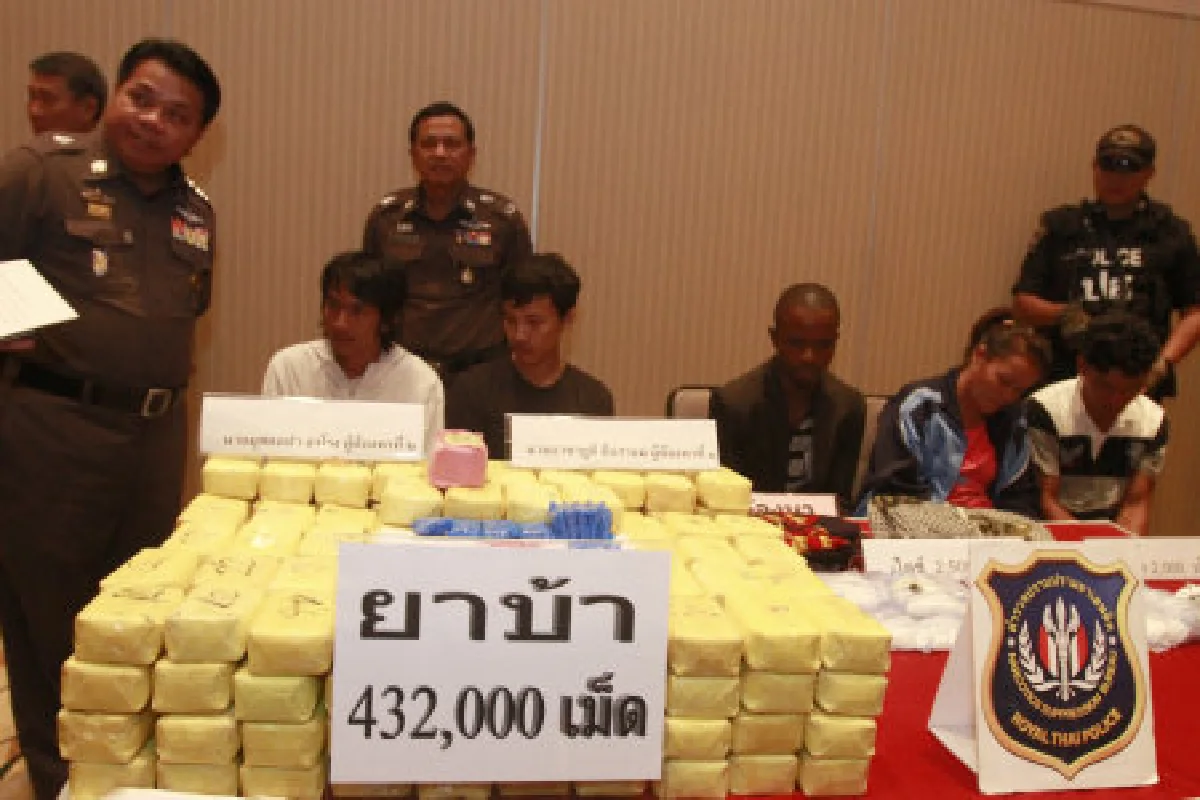 สตช.แถลงจับยาบ้าเครือข่ายมาเลย์ครั้งใหญ่