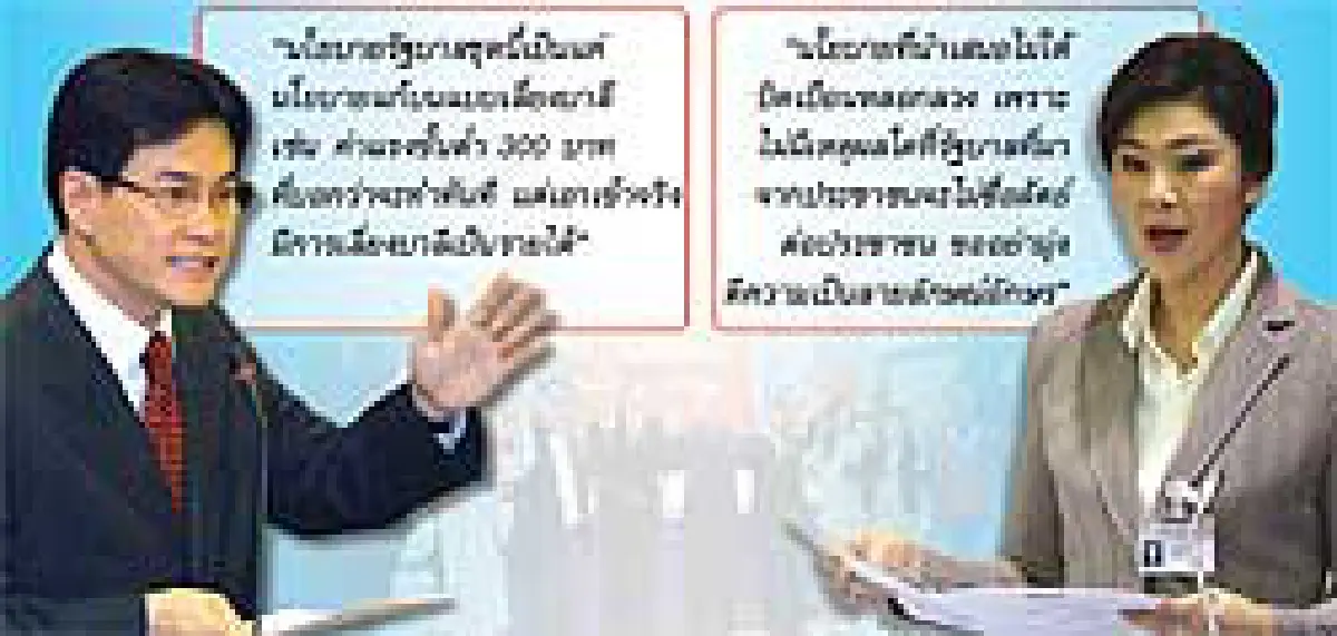 คำสัญญานโยบายไม่หลอกประชาชน