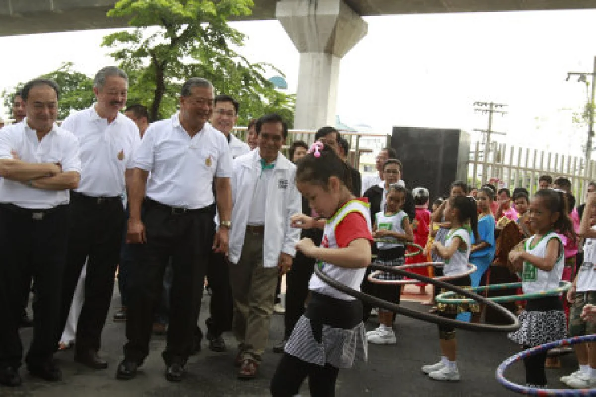 กทม.เปิดสวนแห่งใหม่ใต้ทางด่วน