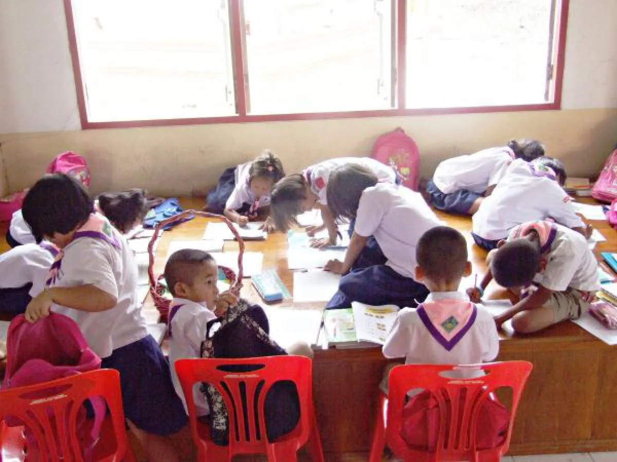 school children