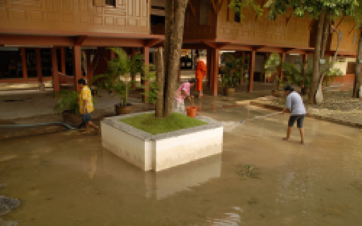 ฟื้นฟูเส้นทางไหว้พระเก้าวัดหลังน้ำลด