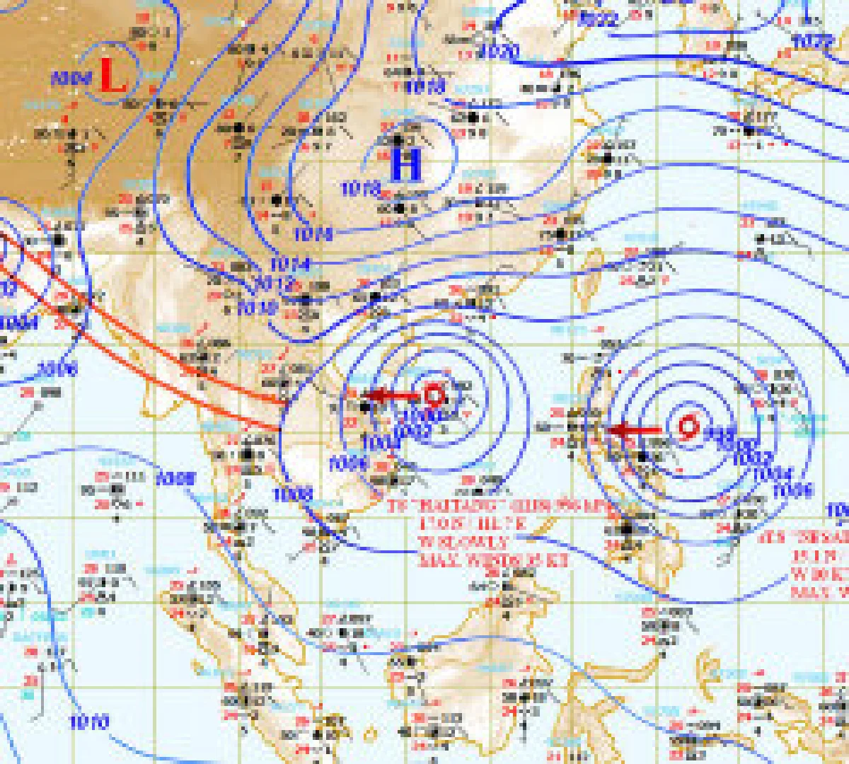 เตือน4จว.ระวังฝนตกหนัก