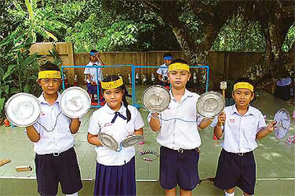 จากขยะสู่เครื่องดนตรี ไอเดียสุดเจ๋งจากดรุโณทัยพุนพิน