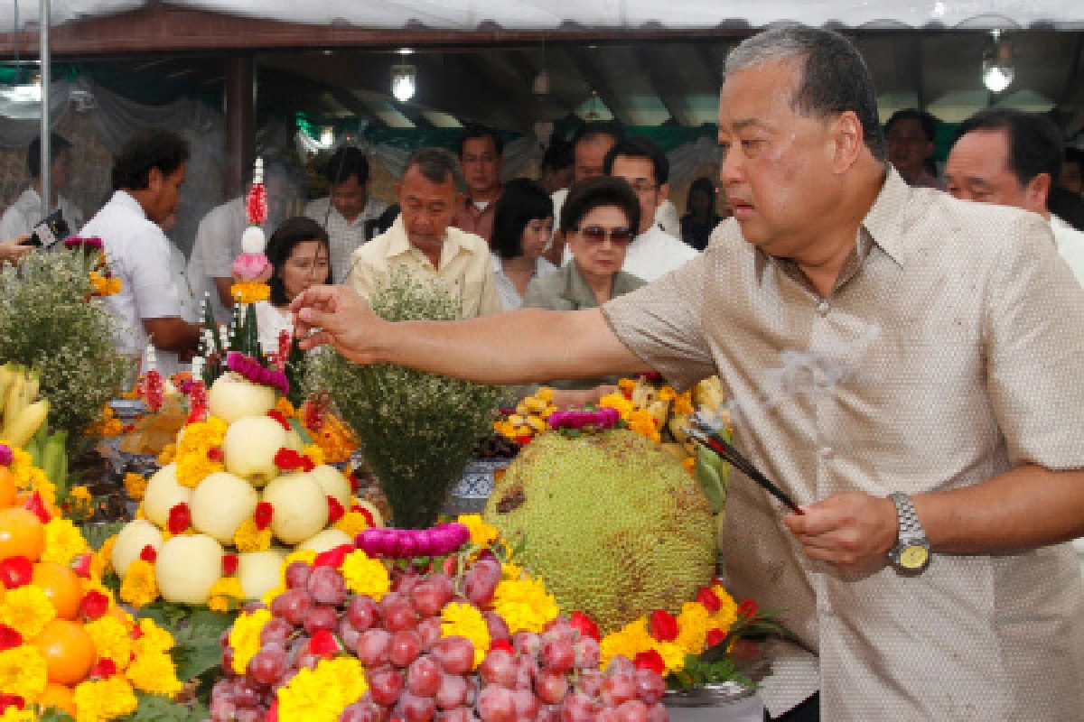 ผู้ว่าฯกทม.ทำพิธีไล่น้ำ