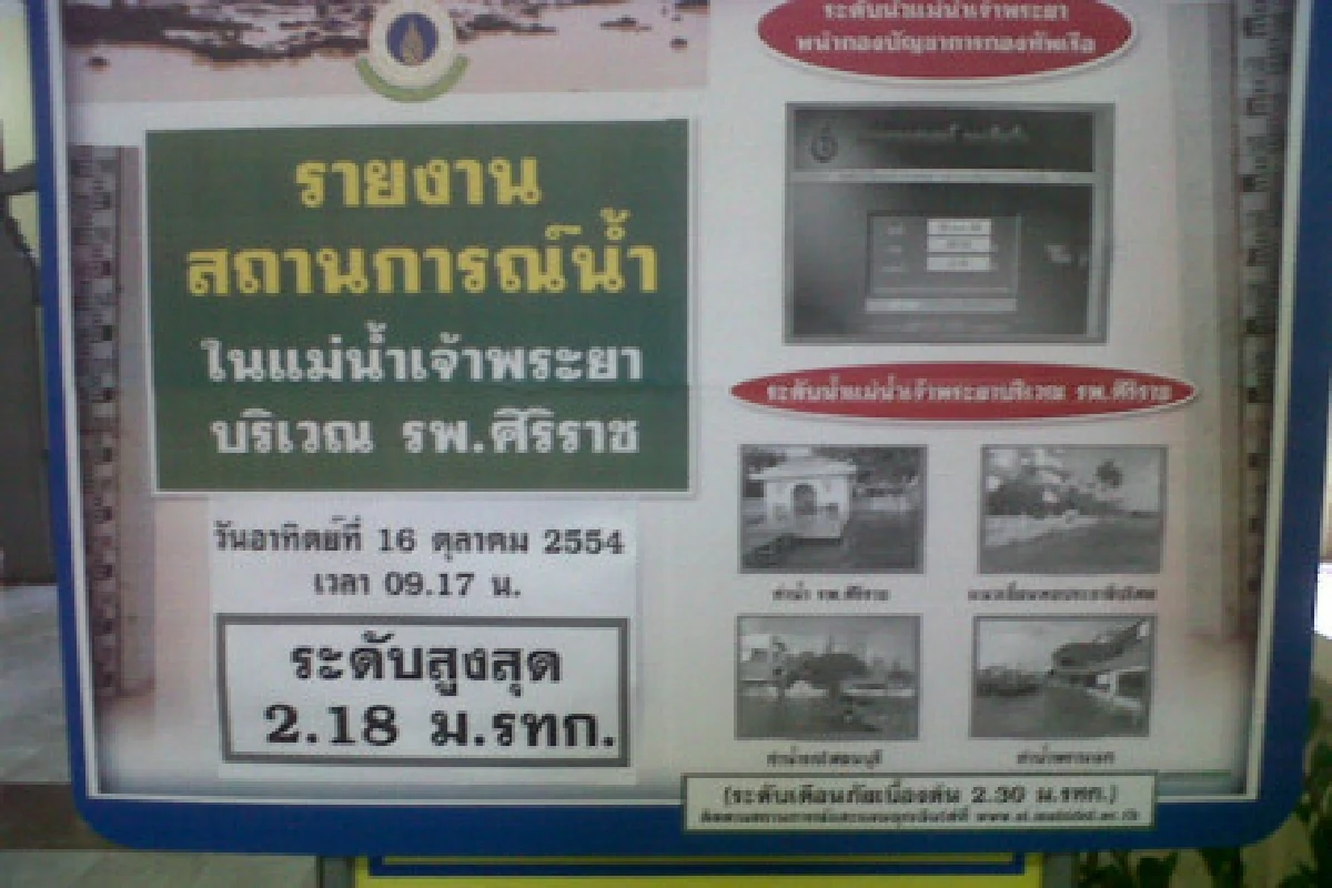 ระดับน้ำย่านทวีวัฒนา-ศิริราชยังปกติ