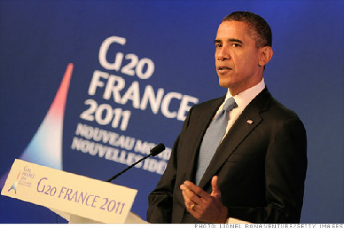 โอบามาจี้G20แก้วิกฤตหนี้ยุโรป โอบามาจี้G20แก้วิกฤตหนี้ยุโรป