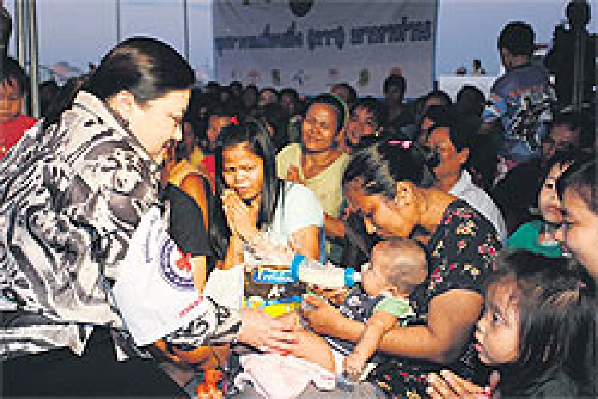 พระองค์โสมฯ ทรงห่วงใยผู้ประสบภัยน้ำท่วม
