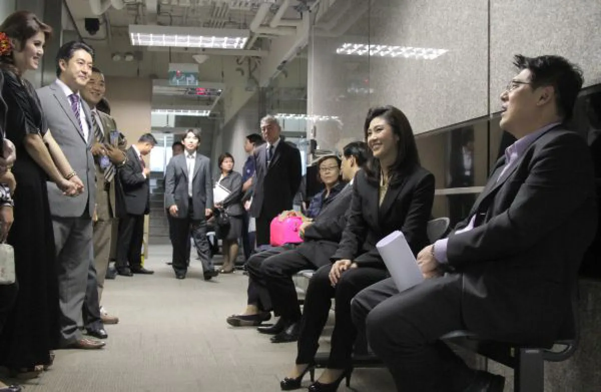 Sorayuth and Yingluck