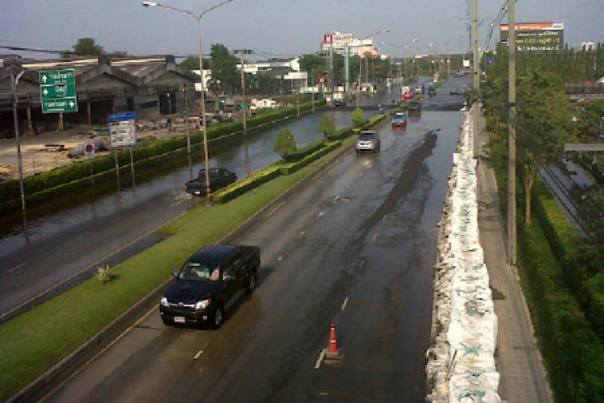 นิคมบางชันน้ำลดแล้ว