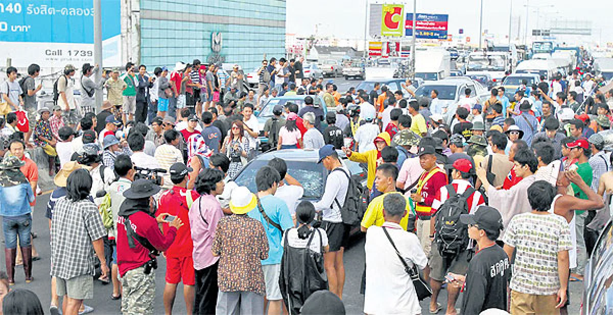 Protesters take action