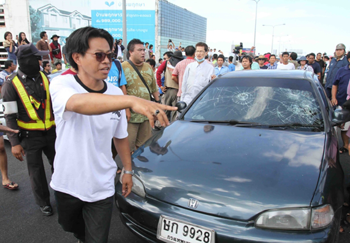 Protesters take action