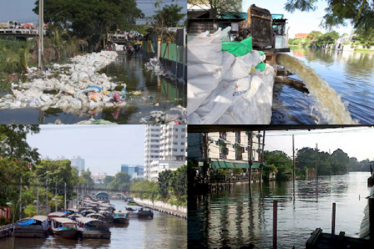 คลองสายหลักกทม.น้ำลดต่อเนื่อง