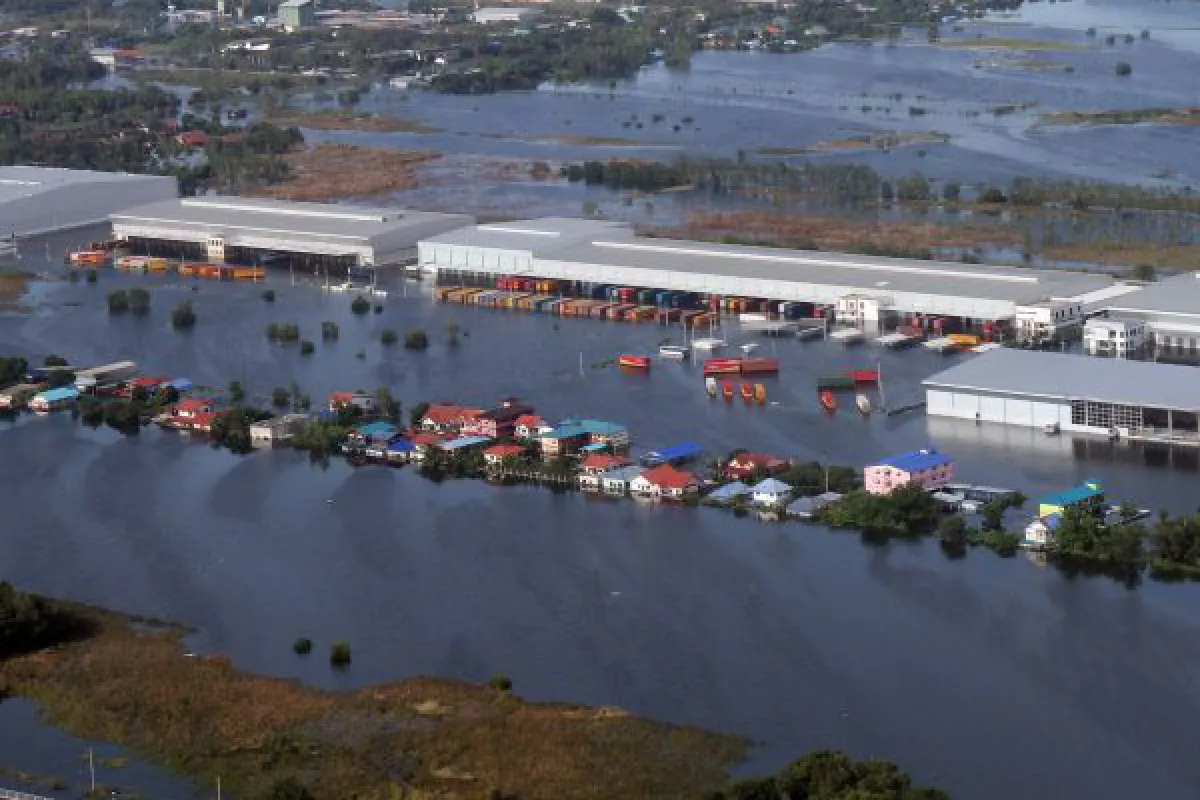 flooded factories