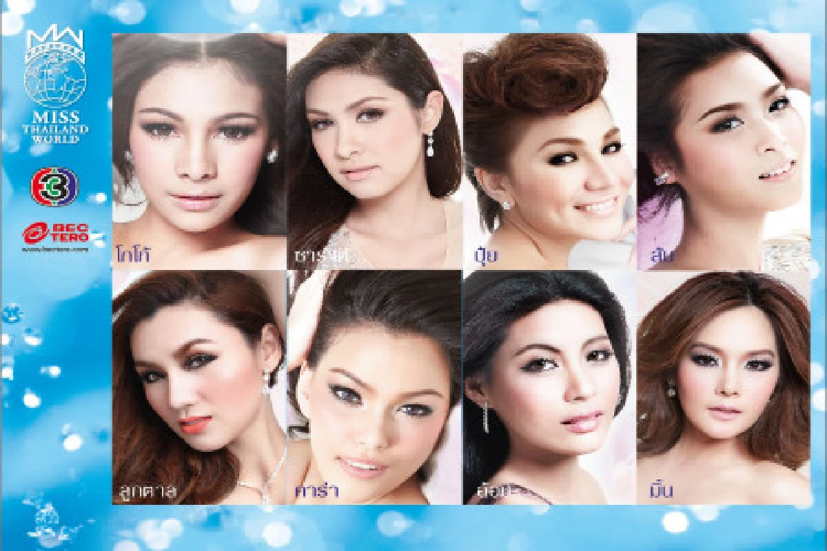 ปฏิทินปีใหม่ 12 มิสไทยแลนด์เวิลด์ 12 เดือน