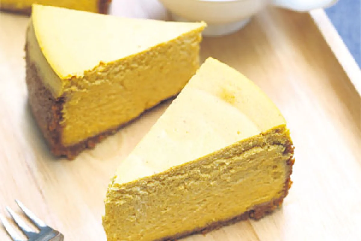 Winter Menu : Pumpkin Cheesecake