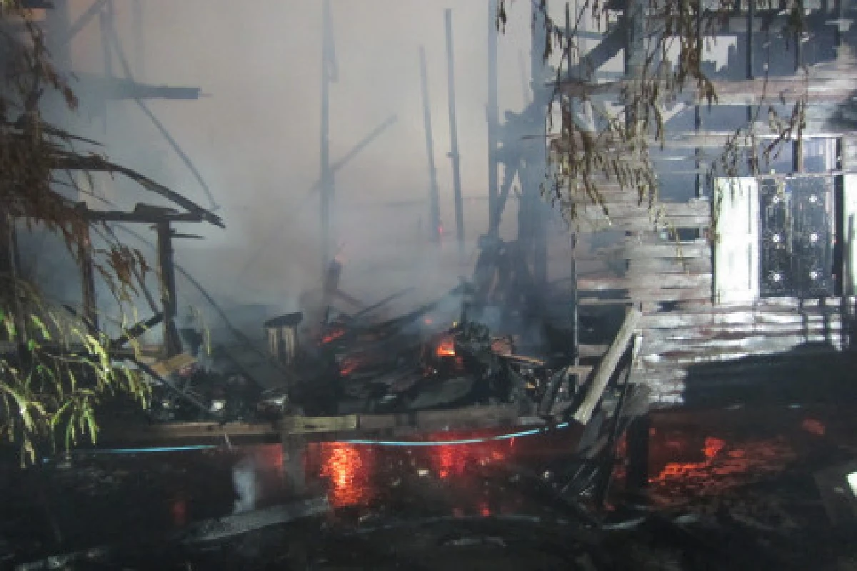 ไฟไหม้ชุมชนย่านตลาดเก่าแก่เมืองอยุธยา