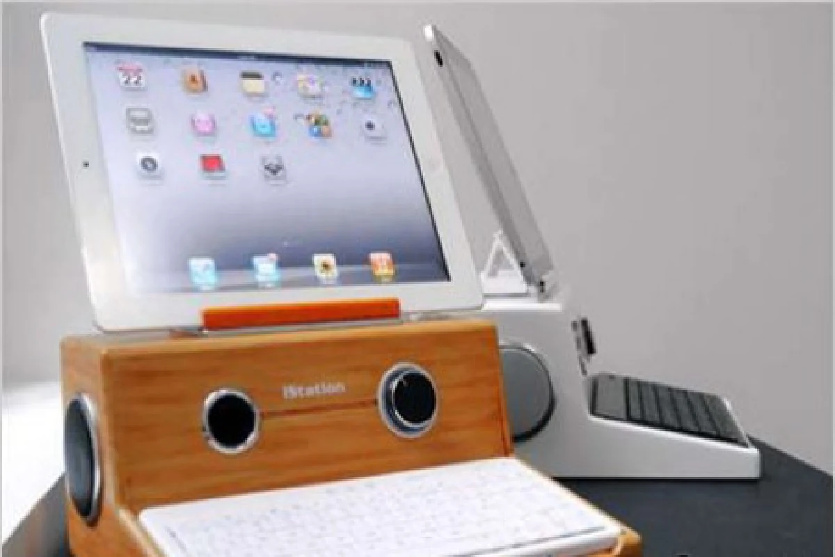 iStationแท่นวางไอแพดสุดเรโทร