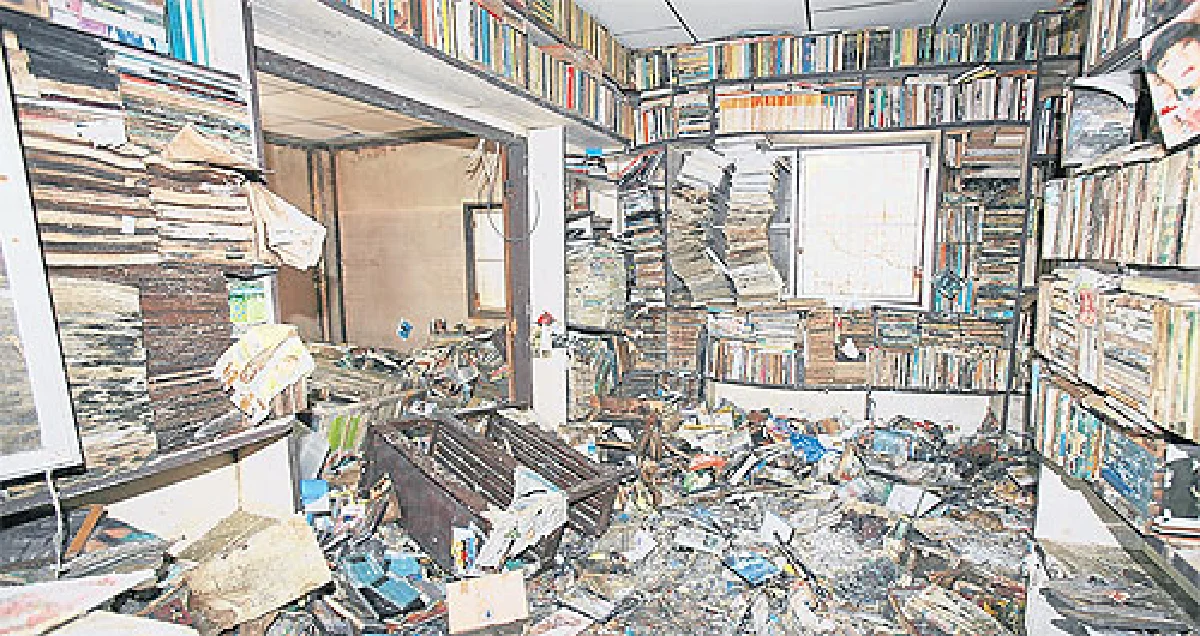 Books are flood victims too