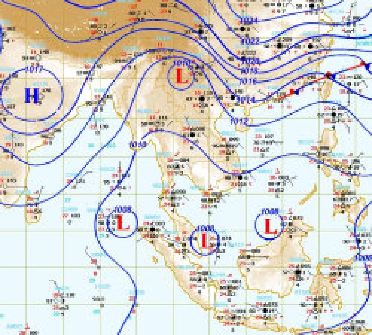 อุตุเตือนใต้ฝนตกหนัก-คลื่นลมแรง