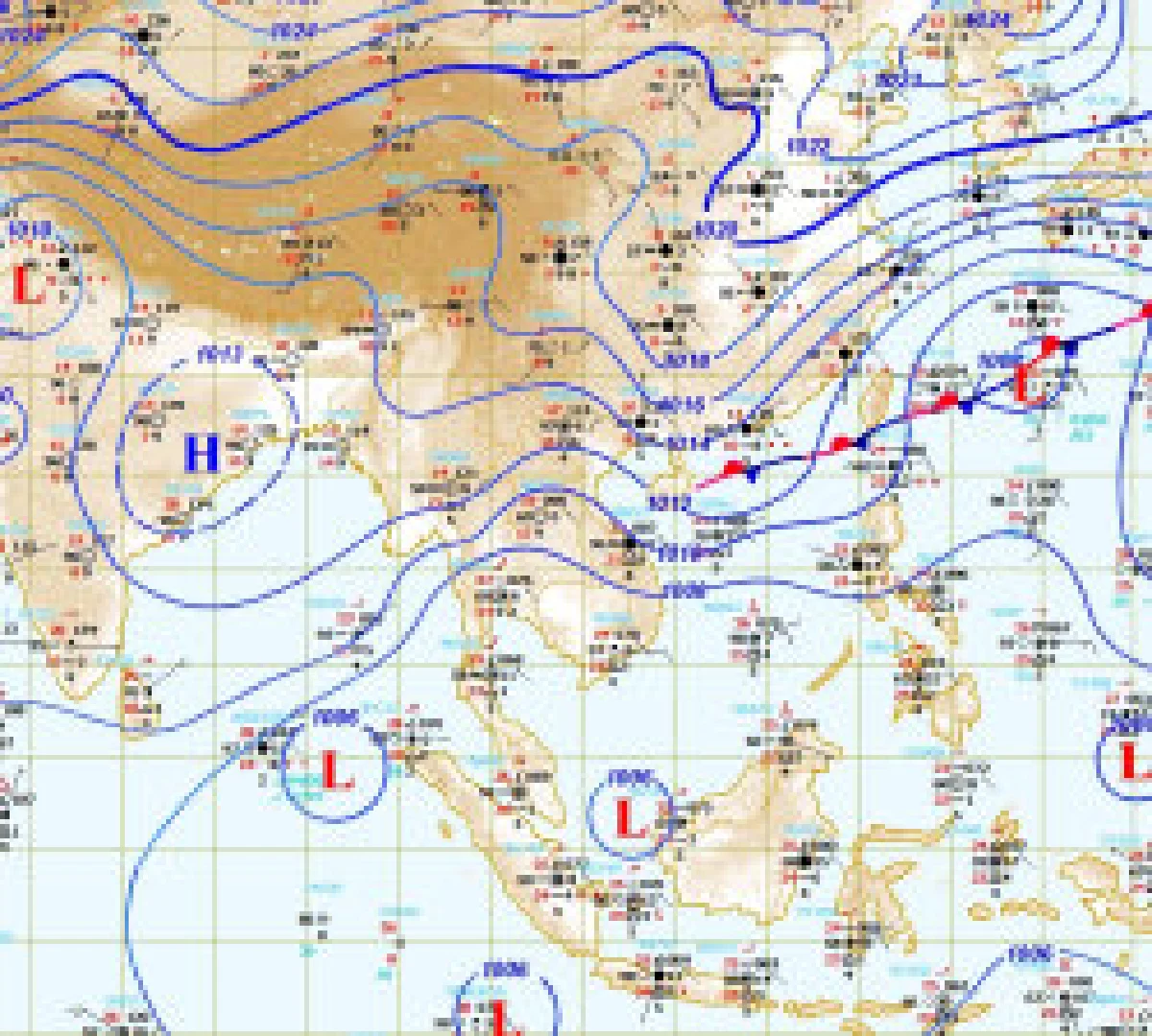 ภาคใต้ฝั่งอ่าวไทย5จว.ฝนตกหนัก