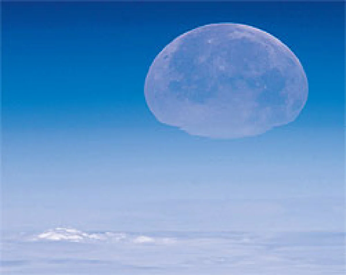 เมื่อแสงดาวผ่านชั้นบรรยากาศ