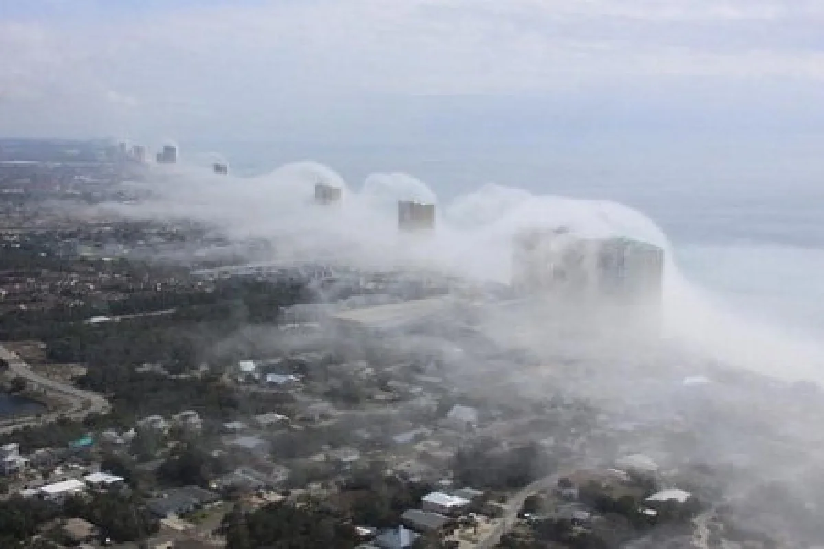 ก้อนเมฆประหลาดปกคลุมสหรัฐ