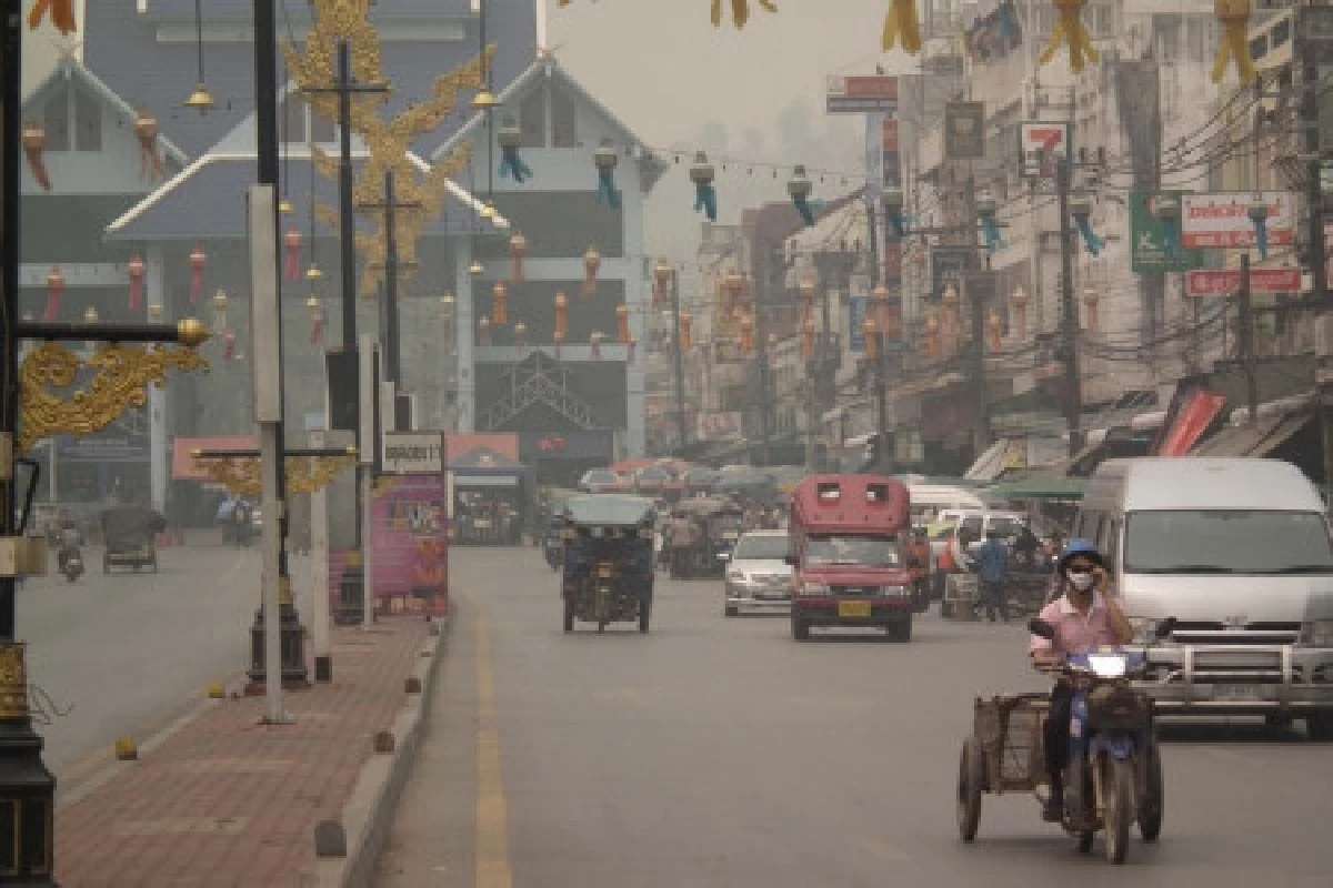 แม่สายฝุ่นละอองเฉียด500ไมโครกรัม