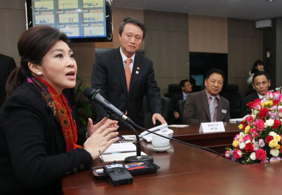 Yingluck in Korea