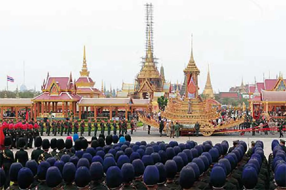 ส่งเสด็จเจ้าฟ้าเพชรรัตนฯ สู่สวรรคาลัย