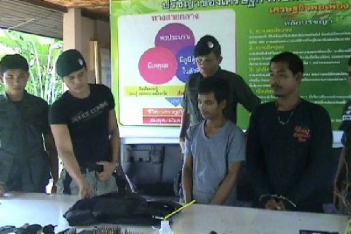 จับ2มือปืนพัทลุงพบอาวุธเพียบ