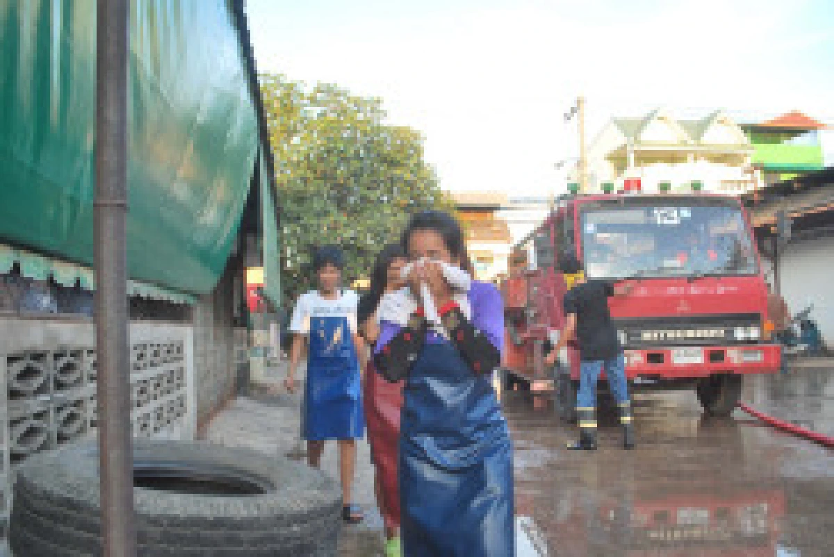 ระทึกก๊าซแอมโมเนียรั่วกลางพิษณุโลก