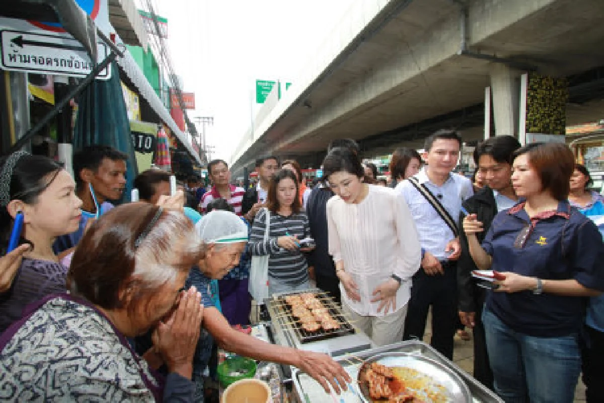 นายกฯสำรวจตลาดปากเกร็ดของแพงจริง