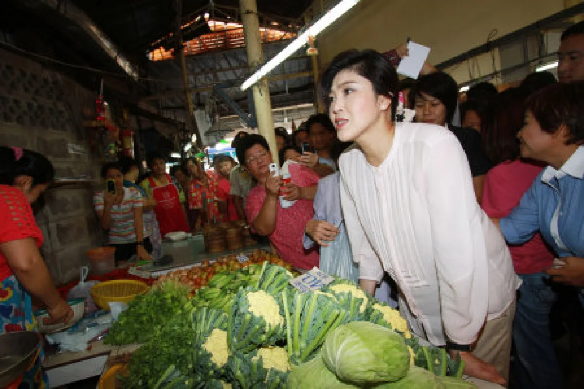 นายกฯสำรวจตลาดปากเกร็ดของแพงจริง